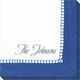 Marine Blue Border Design Your Own Caspari Napkins Image 2 of 2